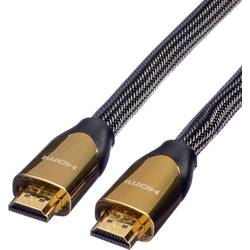 Roline HDMI kabel Zástrčka HDMI-A, Zástrčka HDMI-A 2.00 m černá 11.04.5802 4K UHD HDMI kabel