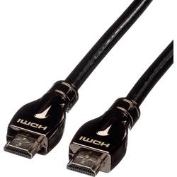Roline HDMI kabel Zástrčka HDMI-A, Zástrčka HDMI-A 15.00 m černá 11.04.5686 4K UHD HDMI kabel