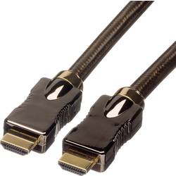 Roline HDMI kabel Zástrčka HDMI-A, Zástrčka HDMI-A 1.50 m černá 11.04.5688 4K UHD HDMI kabel