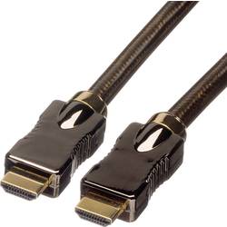 Roline HDMI kabel Zástrčka HDMI-A, Zástrčka HDMI-A 1.50 m černá 11.04.5688 Ultra HD (4K) HDMI s Ethernetem HDMI kabel