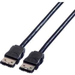 Roline PC kabel [1x eSATA zástrčka 7-pólová - 1x eSATA zástrčka 7-pólová] 0.50 m černá