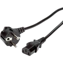 Value 19.99.1017 napájecí kabel černá 0.6 m