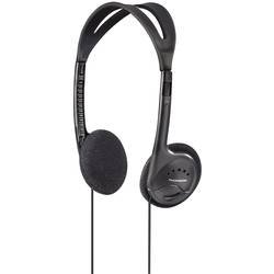 Thomson HED1115BK sluchátka On Ear kabelová černá lehký třmen