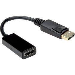 Value DisplayPort / HDMI kabelový adaptér Konektor DisplayPort, Zásuvka HDMI-A 0.15 m černá 12.99.3138 Kabel DisplayPort