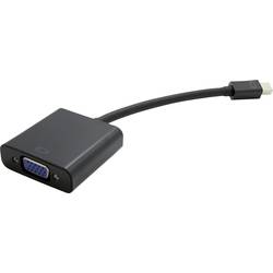 Value Mini-DisplayPort / VGA kabelový adaptér Mini DisplayPort konektory, VGA pólové zásuvka 0.15 m černá 12.99.3125 Kabel DisplayPort