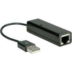 Value USB 2.0 konvertor [1x USB 2.0 zástrčka A - 1x RJ45 zásuvka]