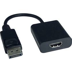 Value DisplayPort / HDMI kabelový adaptér Konektor DisplayPort, Zásuvka HDMI-A 0.15 m černá 12.99.3162 Kabel DisplayPort