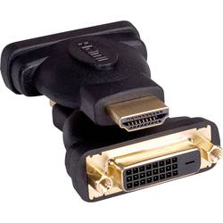 Roline 12.03.3115 adaptér [1x HDMI zástrčka - 1x DVI zásuvka 24+1pólová] černá 130 m