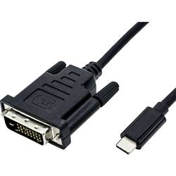 Roline 11.04.5831 USB-C® / DVI kabelový adaptér černá 2.00 m