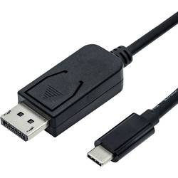 Roline DisplayPort kabel Konektor DisplayPort, Konektor DisplayPort 1.00 m černá 11.04.5845 Kabel DisplayPort