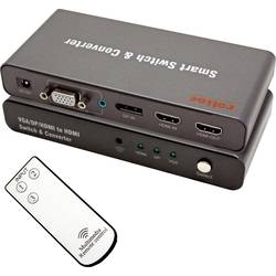 Roline 14.01.3568 HDMI / DisplayPort / VGA adaptér [1x HDMI®, DisplayPort, VGA - 1x HDMI®] černá 0 m