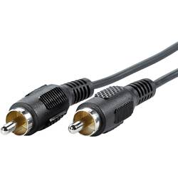 Value cinch audio kabel [1x cinch zástrčka - 1x cinch zástrčka] 10.00 m černá