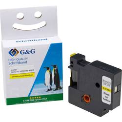 páska do štítkovače G&G 15567 kompatibilní náhradní DYMO 40918 Barva pásky: žlutá Barva písma: černá 9 mm 7 m