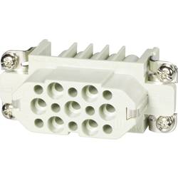 Harting Han® 15D-F-c 09210153101 konektorová vložka, zásuvka, seria Han® D, 1 ks