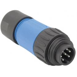 Amphenol C016 20H003 110 10 kulatý faston zástrčka, rovná Série konektoru: C016 Počet kontaktů: 3 + PE 1 ks
