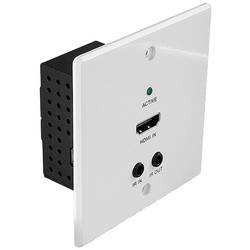 LINDY 70m Cat.6 HDMI 4K60, IR & RS-232 HDBaseT EU Wall Plate Extender, Transmitter HDMI™, IR (konektor 3,5 mm) extender (prodloužení) 70 m