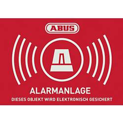 ABUS AU1423 výstražná samolepka alarm Jazyky němčina (š x v) 74 mm x 52.5 mm