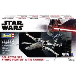 Revell 06054 Collector Set X-Wing Fighter + TIE Fighter sci-fi model, stavebnice 1:57, 1:65