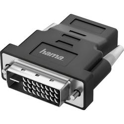 Hama 00200338 DVI / HDMI adaptér [1x UK zástrčka - 1x DVI-D zástrčka ] černá