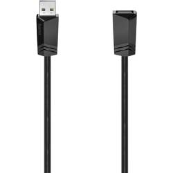 Hama USB kabel USB 2.0 USB-A zásuvka, USB-A zástrčka 5.00 m černá 00200621