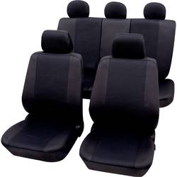 Petex 26174804 Sydney autopotahy 11dílná polyester černá sedadlo řidiče, sedadlo spolujezdce, zadní sedadlo