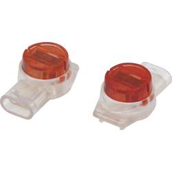 TRU COMPONENTS kabelová rychlosvorka Pro kabel o rozměru: 0.13-0.65 mm² Tuhost (příčný řez): 0.13-0.65 mm² Pólů: 3 50 ks červená