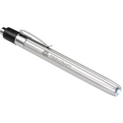 TOOLCRAFT TO-7429866 mini svítilna, penlight na baterii 9 lm stříbrná