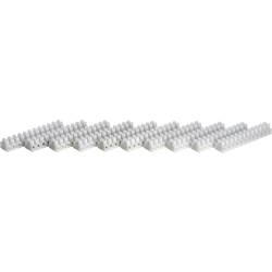TRU COMPONENTS svítidlové svorky Pro kabel o rozměru: 0.5-1.5 mm² Tuhost (příčný řez): 0.5-1.5 mm² Pólů: 12 bílá 10 ks