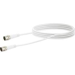 Schwaiger antény, SAT kabel [1x F rychlozástrčka - 1x F rychlozástrčka] 3.00 m 10 dB čtyřžilový stíněný bílá