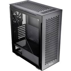 Thermaltake Divider 500 TG Air Black midi tower PC skříň černá 2 předinstalované ventilátory, boční okno, prachový filtr