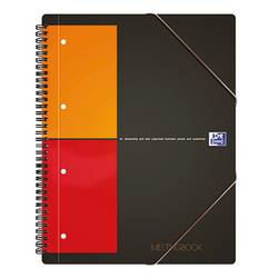 Hamelin studijní blok 100100362 šedá, oranžová, červená DIN A4+ čtverečkovaný s vnitřním/vnějším okrajem Počet listů: 80