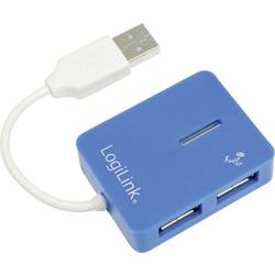 LogiLink UA0136 4 porty USB 2.0 hub modrá