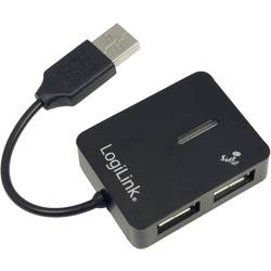 LogiLink UA0139 USB Hub 4 porty USB-A USB 2.0 480 MBit/s černá UA0139