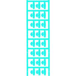 Weidmüller 1805770000 SFC 2/21 NEUTRAL BL ochranný štítek Druh montáže: přichycení sponami Potisknutelná plocha: 5.80 x 21 mm modrá Počet markerů: 120 120 ks