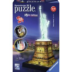 Ravensburger 3D Puzzle 12596 Freiheitsstatue bei Nacht 1 ks