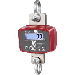 Kern HFD 3T-3+C jeřábová váha Kalibrováno dle (DAkkS), max. váživost 3000 kg, rozlišení 200 g, 500 g, 1000 g napájeno akumulátorem, přes napájecí zdroj do