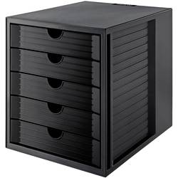 HAN SYSTEMBOX KARMA 14508-13 box se zásuvkami černá DIN A4, DIN C4 Počet zásuvek: 5