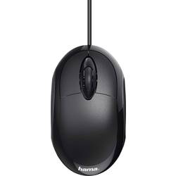 Hama MC-100 optická drátová myš, USB, 3 tlačítko, 1000 dpi, černá