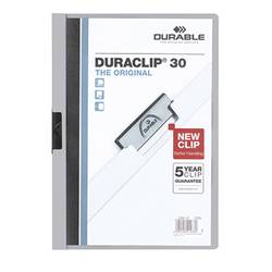 Durable složka s klipem DURACLIP 30 - 2200 220010 DIN A4 šedá