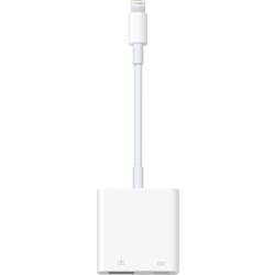 Apple Apple iPad/iPhone/iPod kabelový adaptér [1x dokovací zástrčka Apple Lightning - 1x Lightning, USB 3.2 gen. 1 zásuvka A] bílá