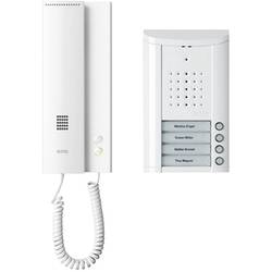 Ritto by Schneider Entravox domovní telefon kabelový kompletní sada pro 4 rodiny bílá