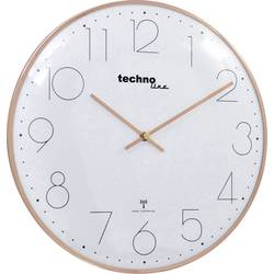 Techno Line WT 8235 gold optik DCF nástěnné hodiny 350 mm x 25 mm, růžovozlatá