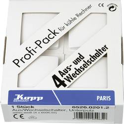 Kopp vestavný přepínač Paris bílá 652602012 1 ks