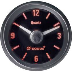 Equus 656789 vestavný přístroj do auta quartzové hodinky analogové 4 LED modrá, zelená, žlutá, červená 52 mm