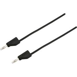 VOLTCRAFT MSB-300 měřicí kabel [lamelová zástrčka 4 mm - lamelová zástrčka 4 mm] 5.00 m, černá, 1 ks
