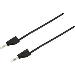 VOLTCRAFT MSB-300 měřicí kabel lamelová zástrčka 4 mm lamelová zástrčka 4 mm 5.00 m černá 1 ks