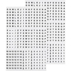 TRU COMPONENTS 1565168 potištěné lepicí štítky Otisk (Kabelový značkovač) A - Z, +, -, 0 - 15 606616