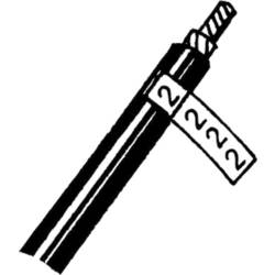 TRU COMPONENTS 1565168 potištěné lepicí štítky Otisk (Kabelový značkovač) A - Z, +, -, 0 - 15 606616