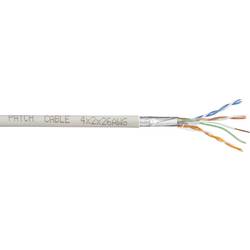 TRU COMPONENTS ethernetový síťový kabel CAT 5e SF/UTP 4 x 2 x 0.14 mm² bílá 305 m