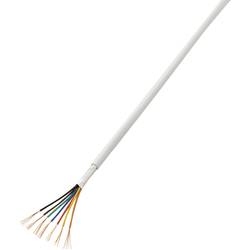 TRU COMPONENTS 1565224 alarmový kabel LiYY 7 x 0.17 mm² bílá 50 m